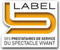 Logo Label Prestataire de Service du Spectacle Vivant
